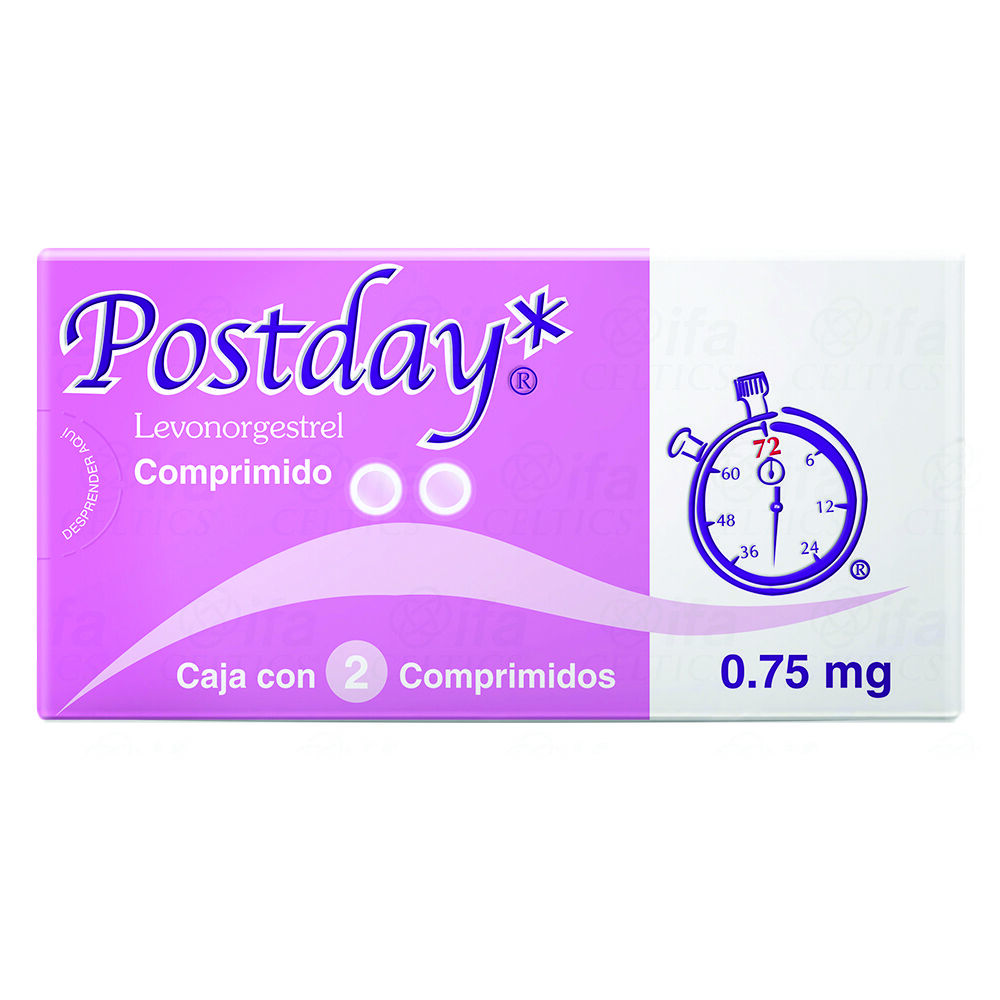 Postday-Levonorgestrel-0.75mg-Caja-con-2-Comprimidos-imagen