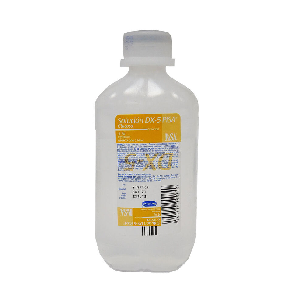 Solucion Dx5 5 Pisa Glucosa 250Ml