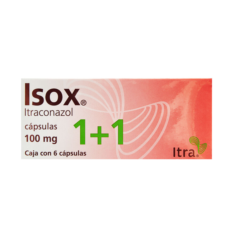 Isox-3D-1+1-100Mg-6-Caps-imagen