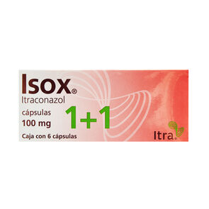 Isox-3D-1+1-100Mg-6-Caps-imagen