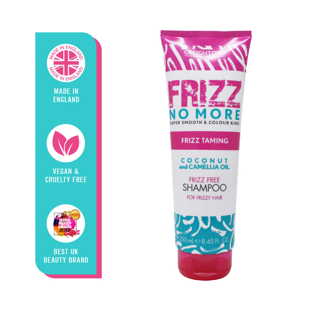 El-shampoo-Frizz-No-More-de-Creightons-defiende-de-la-humedad-al-mantener-su-uso-diario,-reduce-el-frizz-y-el-cabellos-se-siente-más-suave-y-manejable.-imagen-1