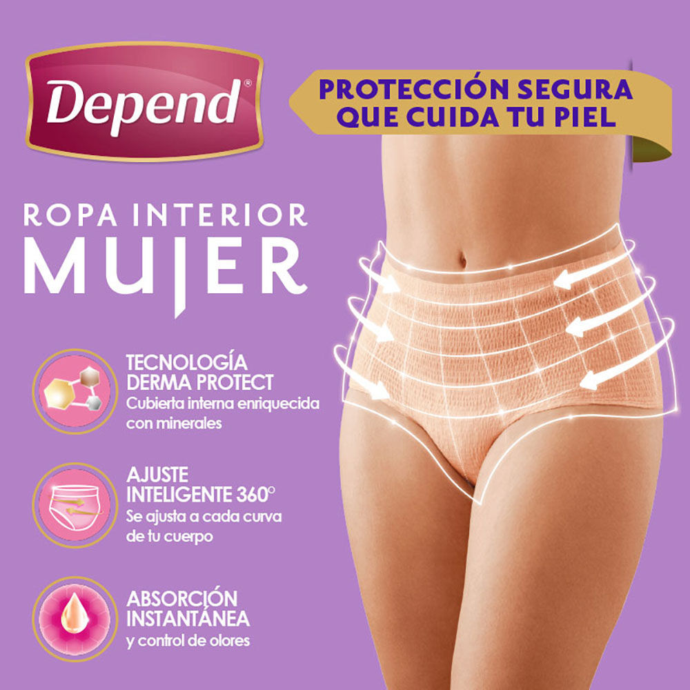 Depend-I&O-Ropa-Interior-Mujer-Grande-imagen-3