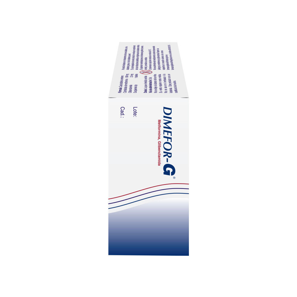 Dimefor-G-850-mg-/-2.5mg---Caja-con-30-tabletas-(Metformina-y-Glibenclamida)-imagen-2