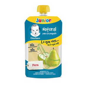Papilla-Gerber-Junior-Etapa-4-Pera-Pouch-120g-imagen