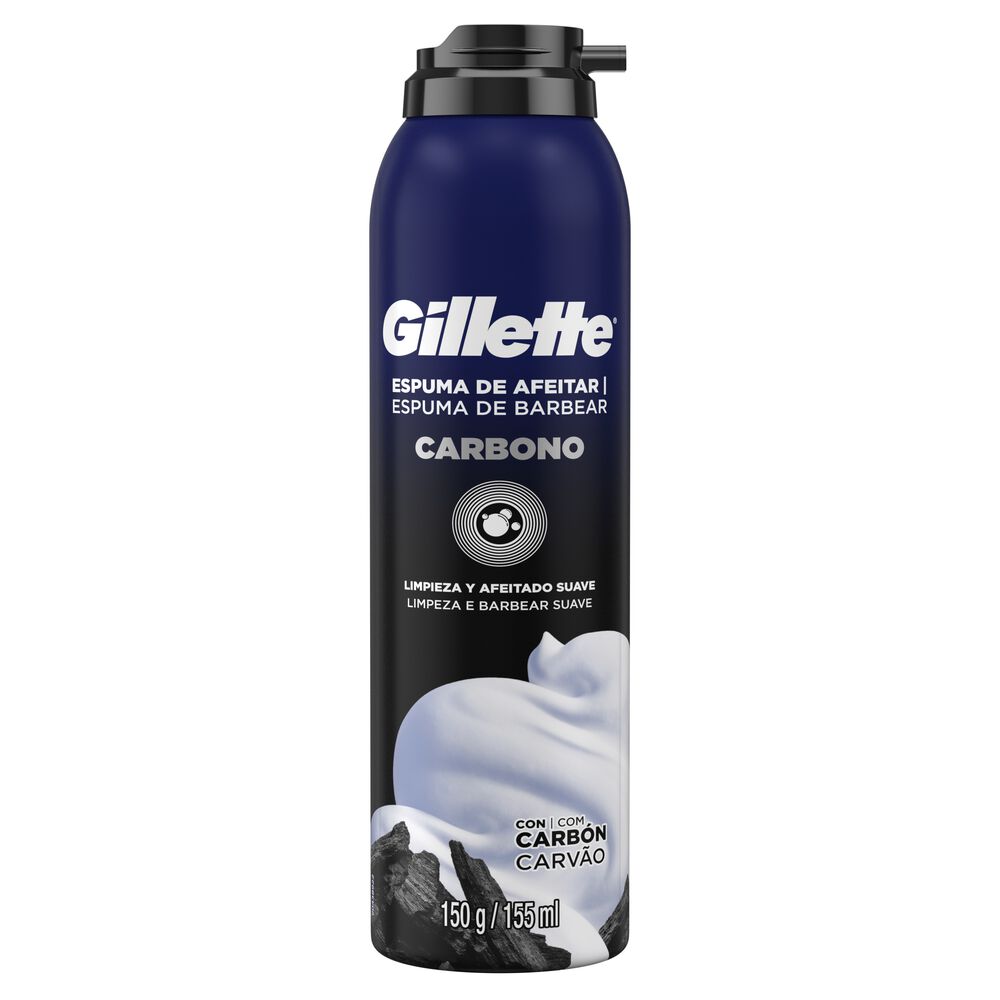 Gillette-Prestobarba-Carbón-Espuma-150G-imagen