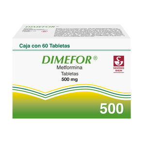 Dimefor-500-mg---Caja-con-60-tabletas-(Metformina)-imagen