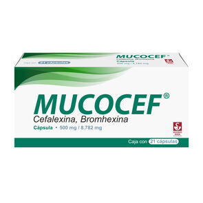 Mucocef-500-mg-/-8.782-mg---Caja-con-21-c&aacute;psulas-(Cefalexina-y-Bromhexina)-imagen