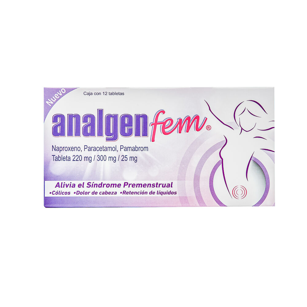 Analgen-Fem-220Mg/300Mg/25Mg-12-Tabs-imagen