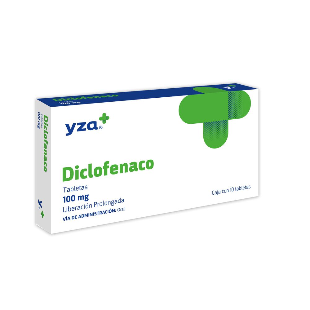 Yza-Diclofenaco-Lp-100Mg-10-Tabs-imagen