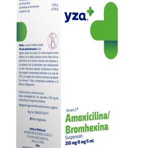 Yza-Amoxcilina,Bromhenxina-Su-250Mg/8Mg-60Ml-imagen