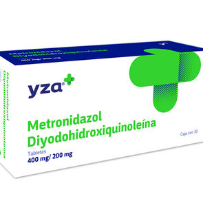 Yza-Metro-Diyodohi-400Mg/200Mg-30-Tabs-imagen