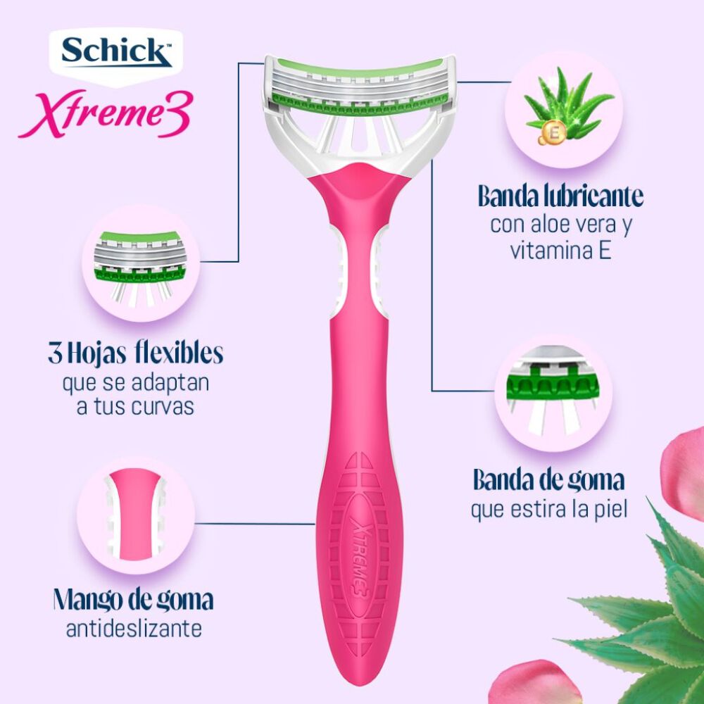 Schick-Rastrillo-Xtreme4-Dama-1-Pza-imagen-2