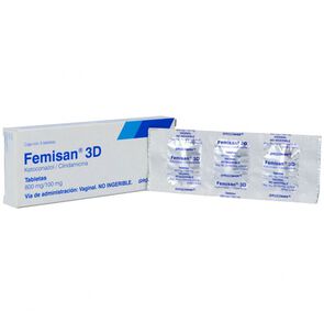 Femisan-3D-Vaginal-800Mg/100Mg-3-Tabs-imagen