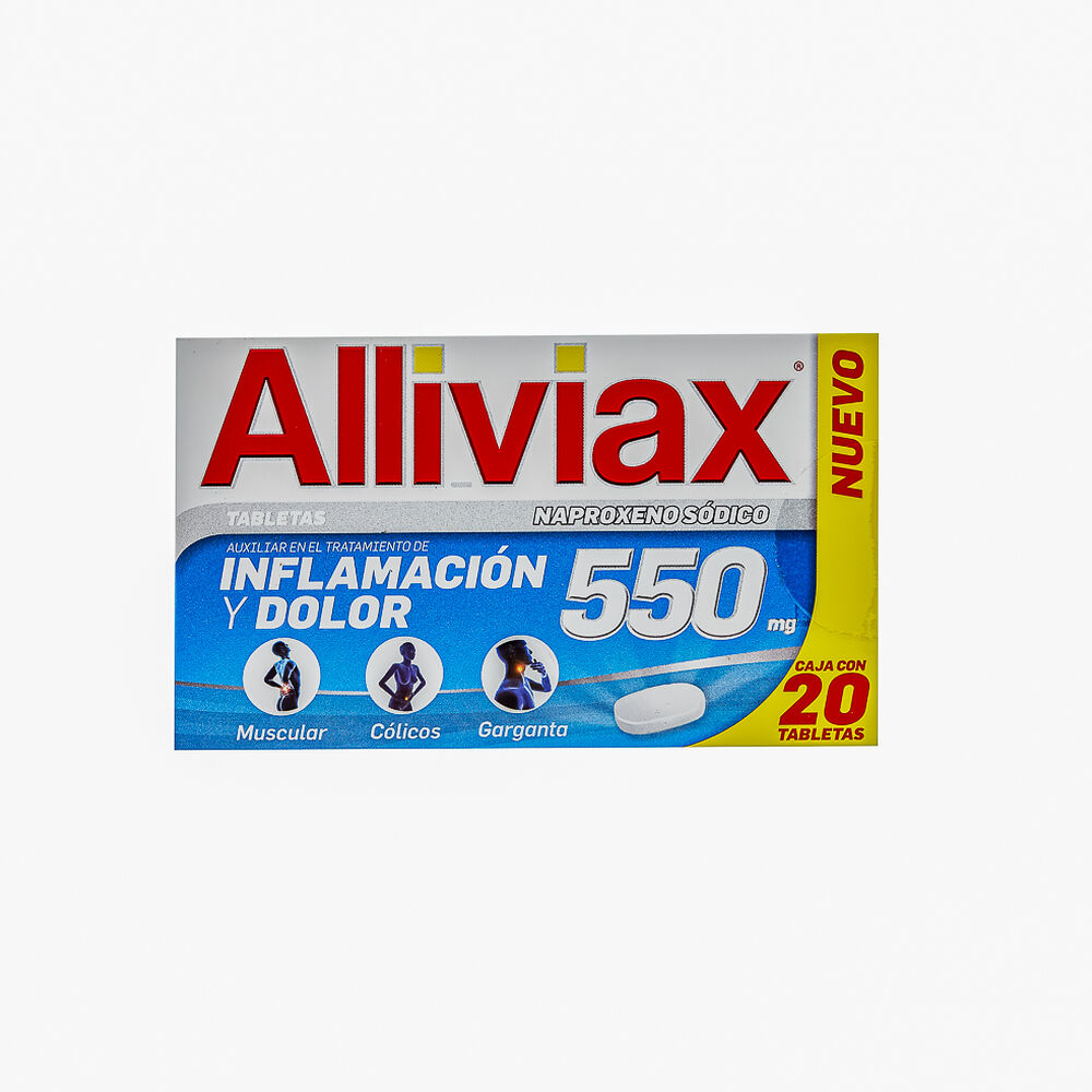 Alliviax-Naproxeno-Sodico-550Mg-20-Tabs-imagen