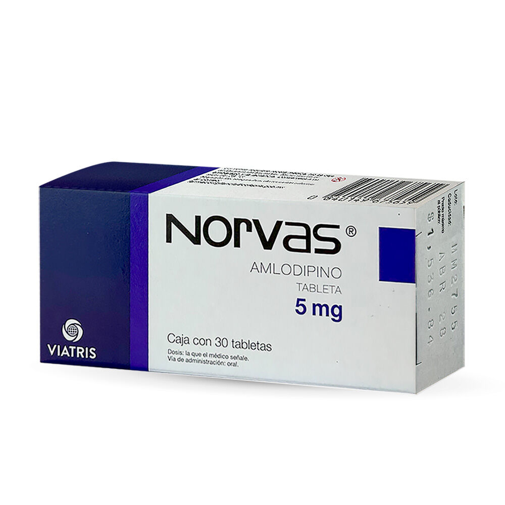 Norvas-Amlodipino-5Mg-30-Tabs-imagen-2