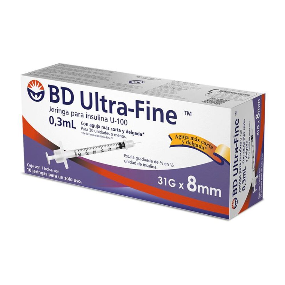Bd-Ultra-Fine-Jeringa-Insulina-31Gx8Mm-10-Piezas-imagen