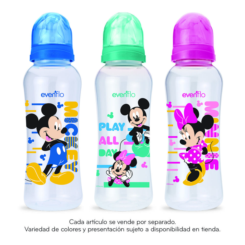 Evenflo-Biberón-Mickey-Y-Minnie-8Oz-imagen-1