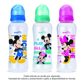 Evenflo-Biberón-Mickey-Y-Minnie-8Oz-imagen