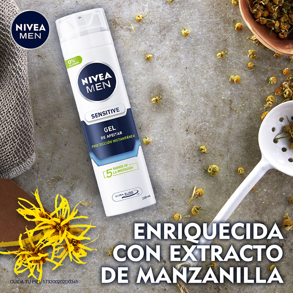 NIVEA-MEN-Gel-para-Afeitar-Sensitive-200-ml-enriquecido-con-Manzanilla-para-Piel-Sensible-imagen-6