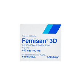 Femisan-3D-Crema-Vagi-800Mg/100Mg-3-Caps-imagen
