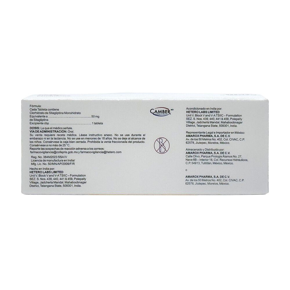 Camber-Sitagliptina-50Mg-28-Tabs-imagen-3