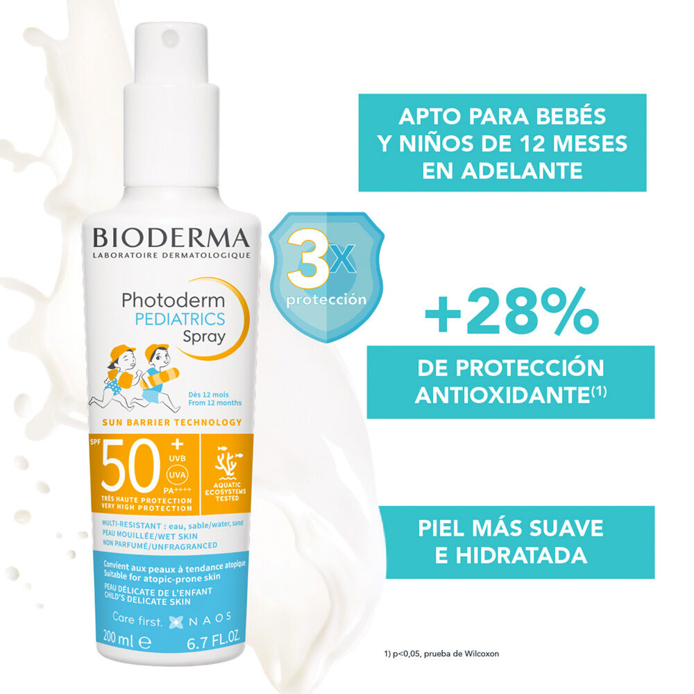 BIODERMA-PHOTODERM-PEDIATRICS-SPRAY-FPS50+-200ML-imagen-2