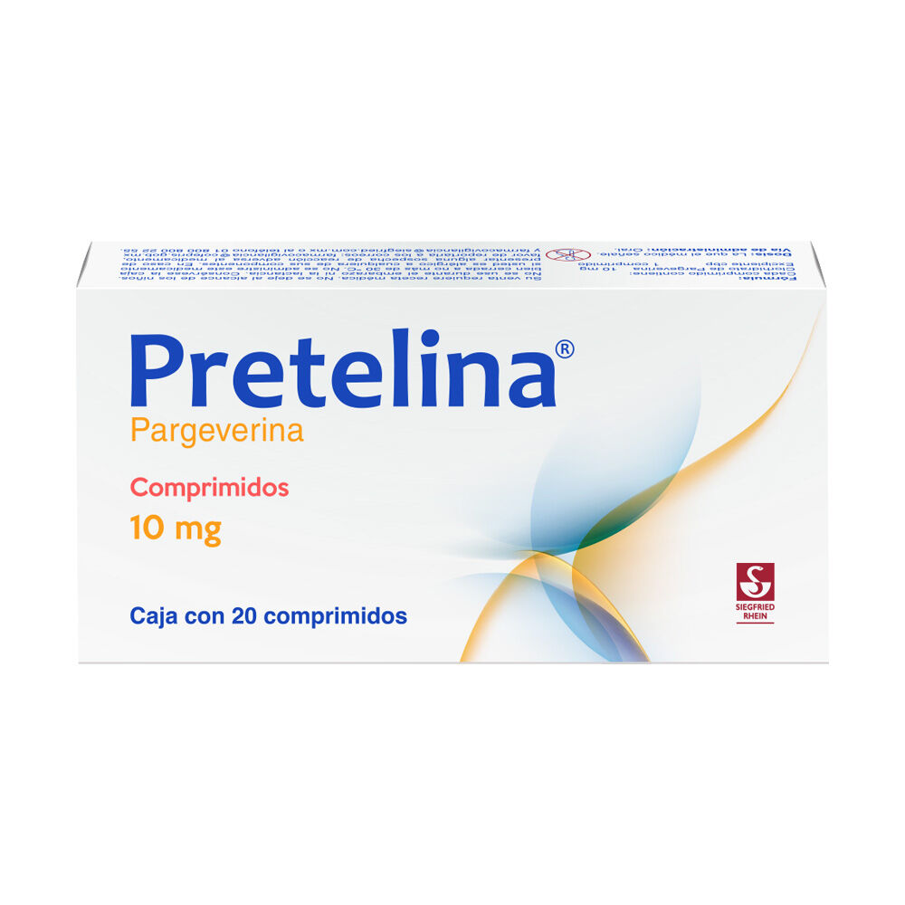 Pretelina-10-mg---Caja-con-20-comprimidos-(Pargeverina)-imagen-3