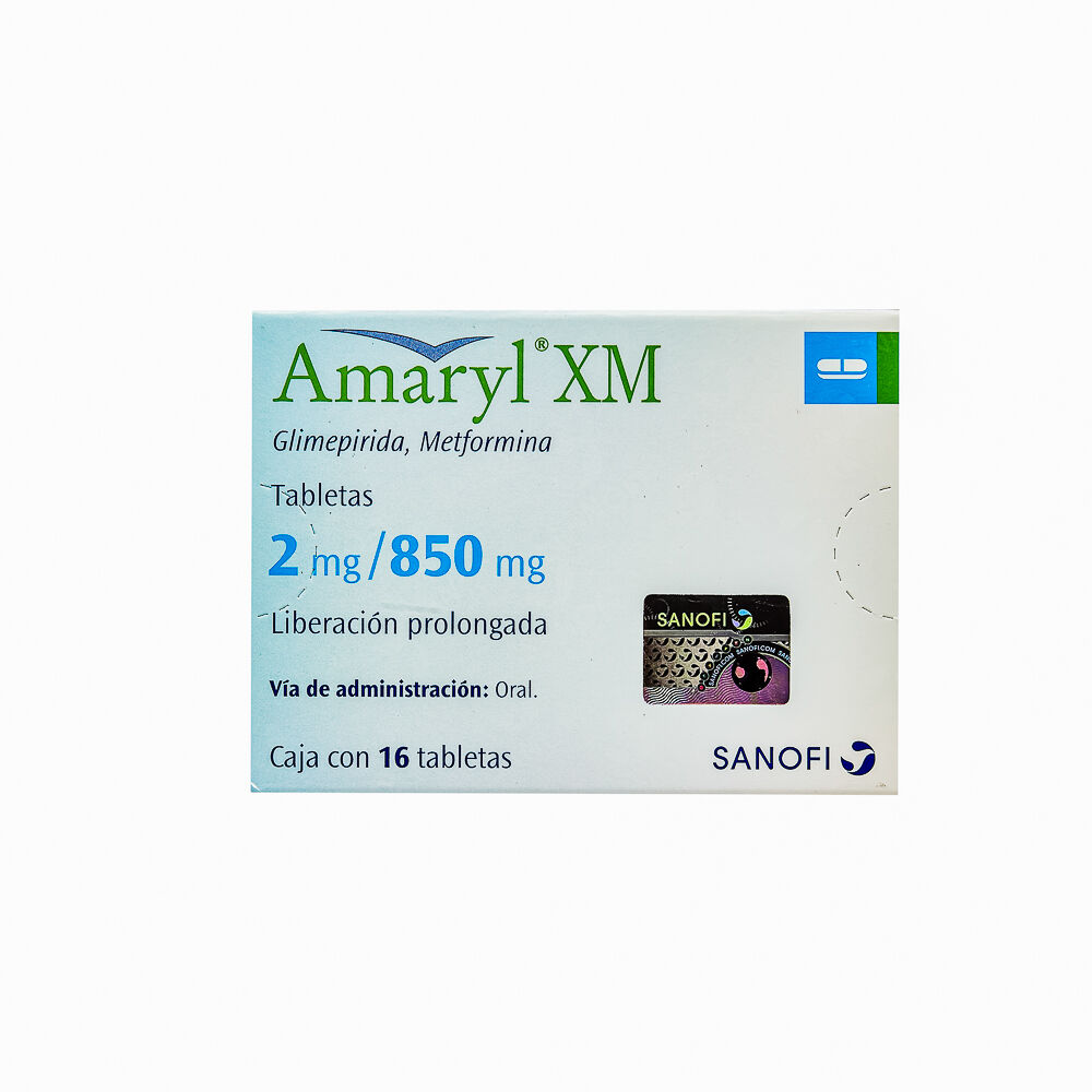 Amaryl-Xm-2Mg/850Mg-16-Tabs-imagen