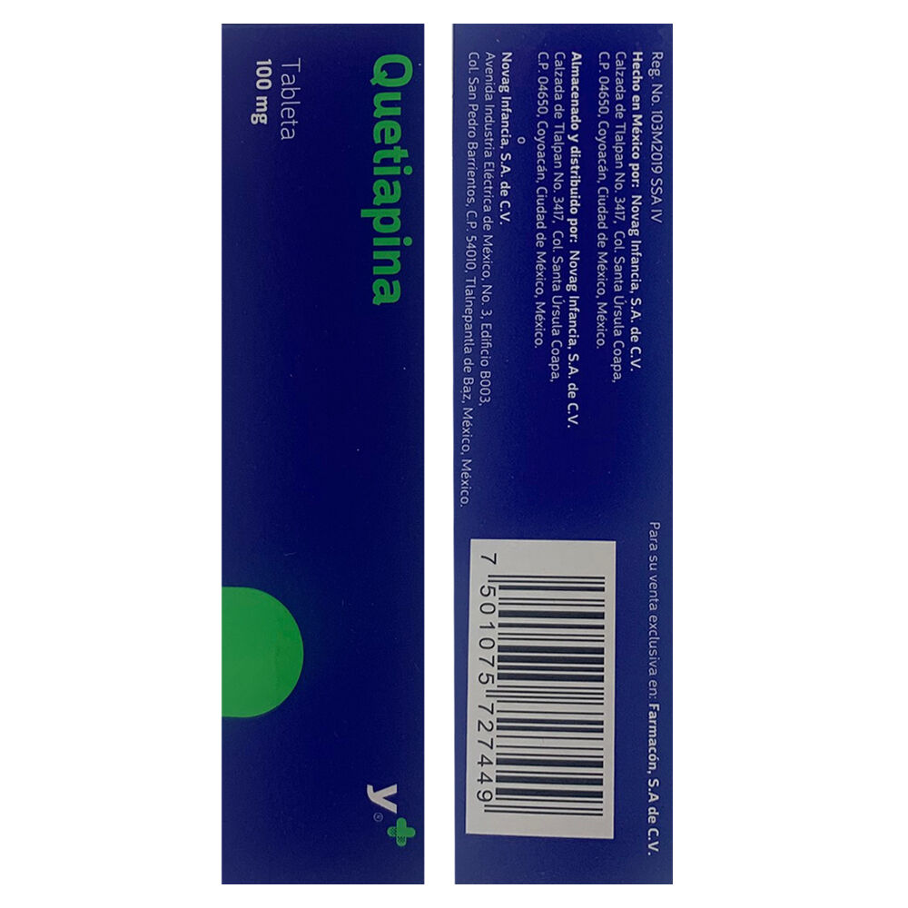 Yza-Quetiapina-100Mg-60-Tabs-imagen-2
