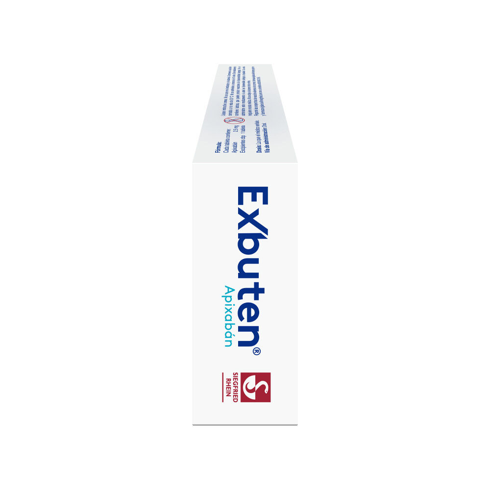 Exbuten-2.5-mg---Caja-con-20-tabletas-(Apixaban)-imagen-2
