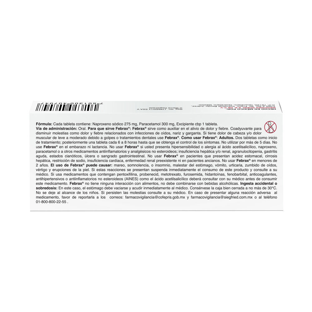 Febrax-275-mg-/-300-mg---Caja-con-15-tabletas-(Naproxeno-y-Paracetamol)-imagen-3
