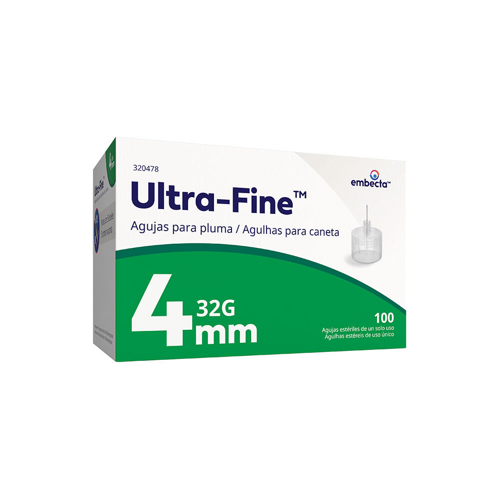 Ultrafine-Aguja-4Mm-32G-5B-100Pzas-imagen-2