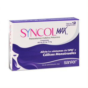 Syncol-Max-650Mg/60Mg/15Mg-12-Comp-imagen
