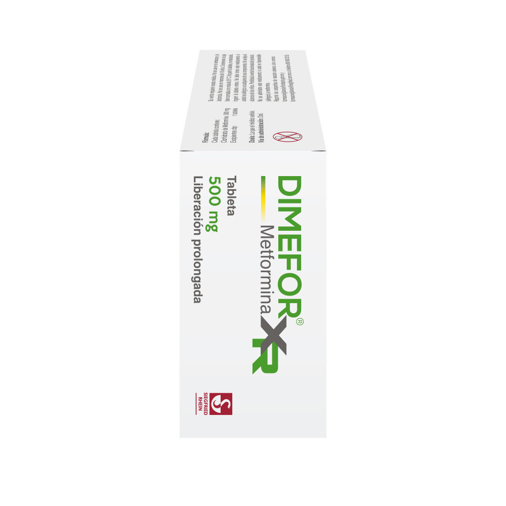 Dimefor-XR-500-mg---Caja-con-30-tabletas-(Metformina)-imagen-2