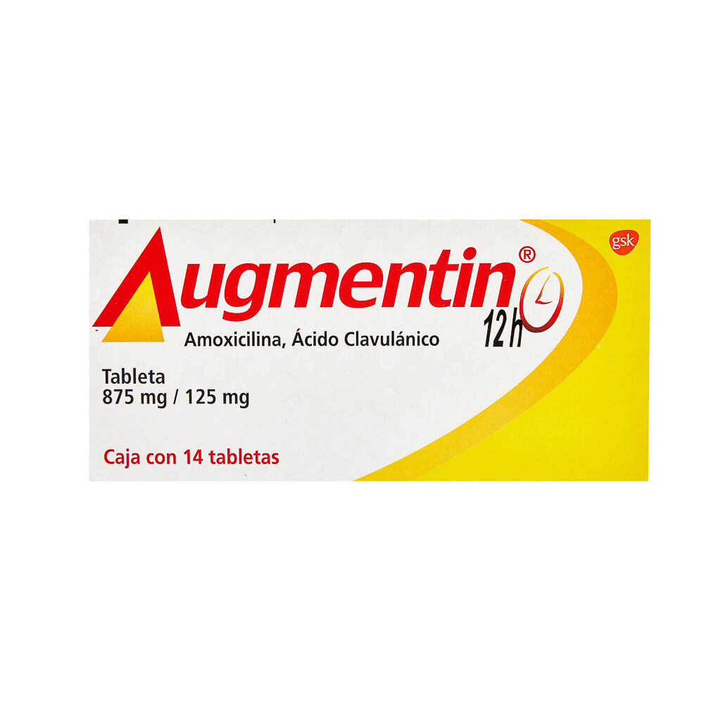 Augmentin-12H-875Mg/125Mg-14-Tabs-imagen