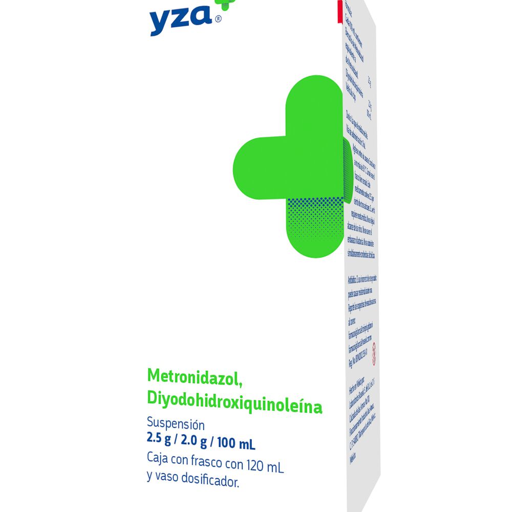 Yza-Metronidazol/Diyodohidroxiquinoleina-2.5G/2.0G-imagen