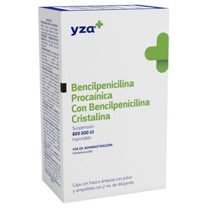Yza-Bencilpenicilina,-procainica-con-bencilpenicilina-crisalina-0.8Mui/2Ml-1-Amp-imagen