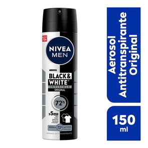 NIVEA-MEN-Desodorante-Antimanchas,-Black-&-White-Invisible-Power-150-ml-imagen