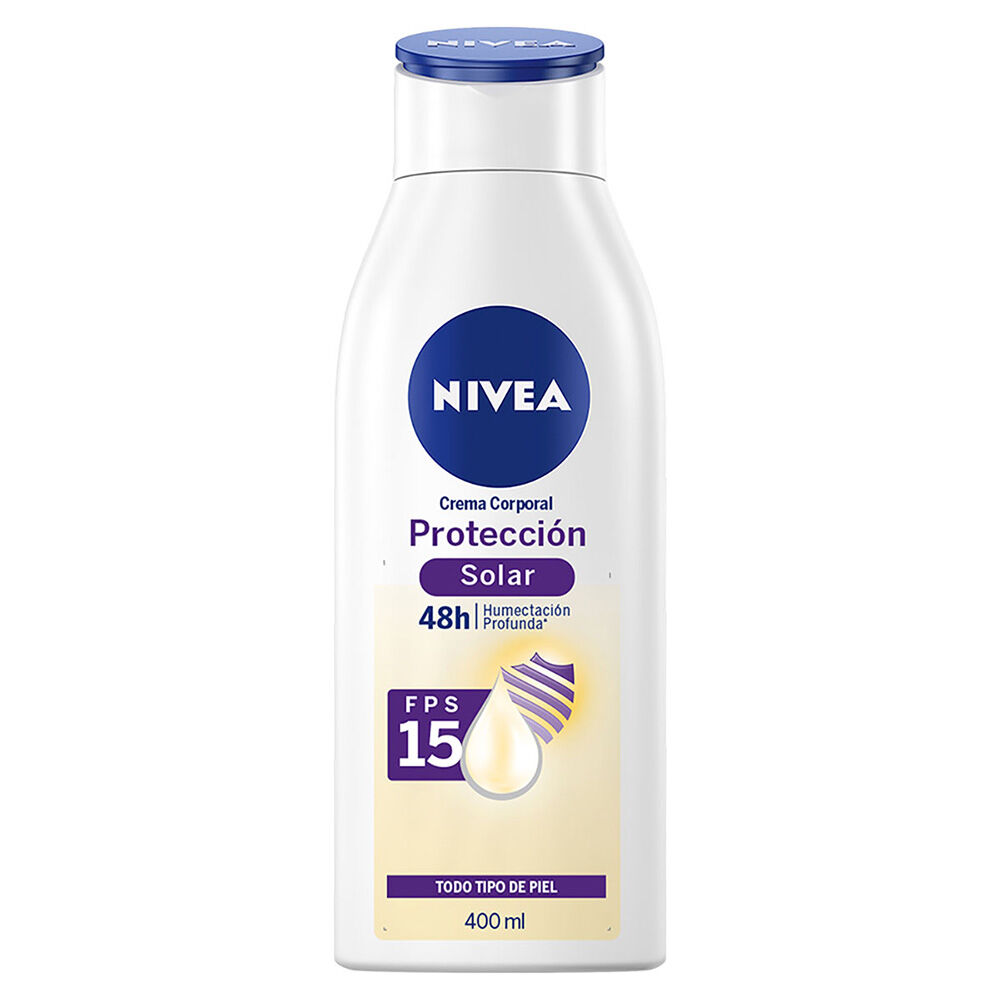 NIVEA-Crema-Corporal-Humectante-Protección-Solar-FPS-15-Todo-tipo-de-piel-400-ml-imagen-1