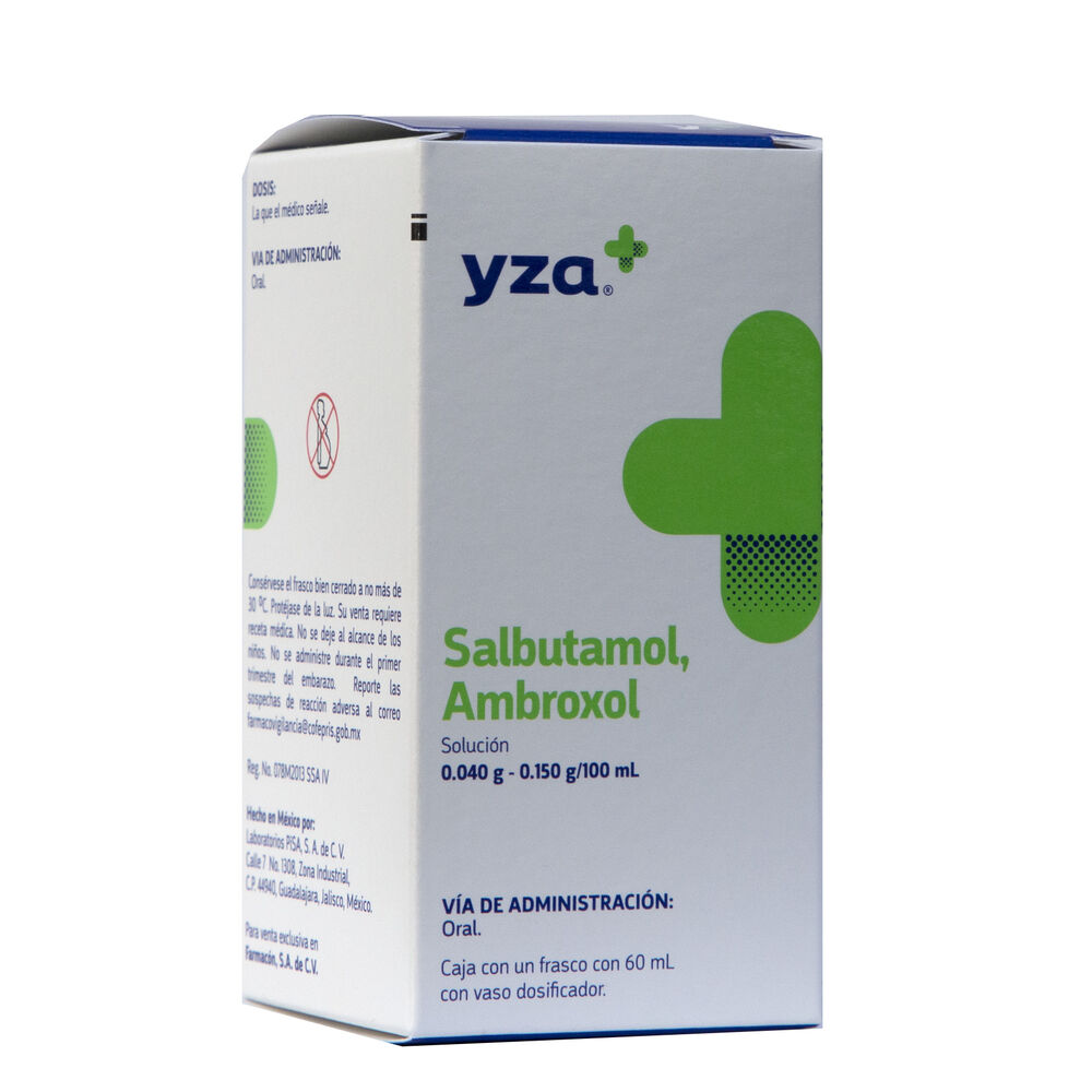 Yza-Salbutamol,-ambroxol-0.04G/0.15G/100Ml-60Ml-imagen