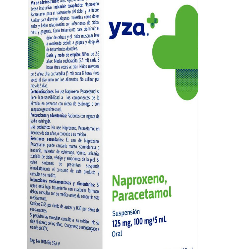 Yza-Naproxeno,-Paracetamol-2.5G/0.125G-100Ml-imagen