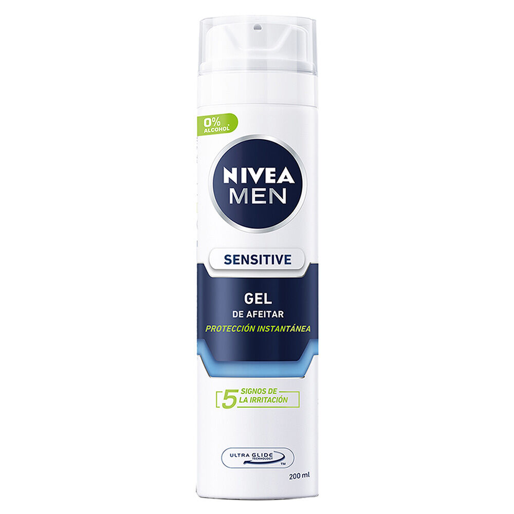 NIVEA-MEN-Gel-para-Afeitar-Sensitive-200-ml-enriquecido-con-Manzanilla-para-Piel-Sensible-imagen-1
