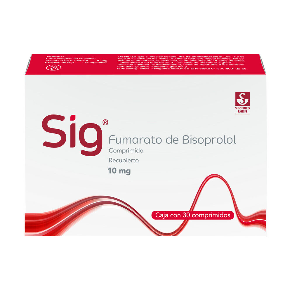 SIG-2.5-mg---Caja-con-30-comprimidos-(Bisoprolol)-imagen-1