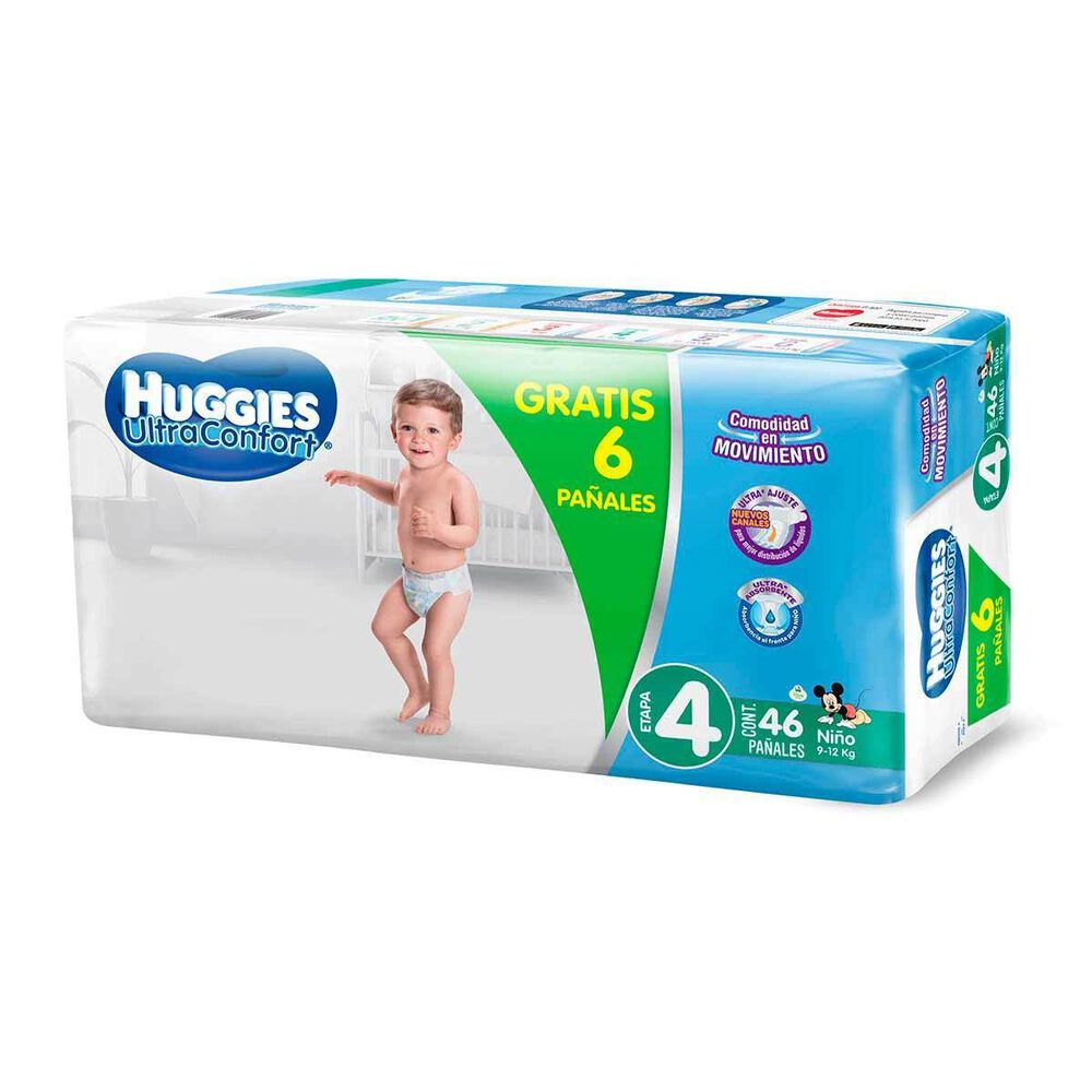 Pañales-Huggies-Ultraconfort-Etapa-4-I&O-Niño-46´S-imagen