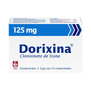 Dorixina-125-mg---Caja-con-10-comprimidos-(Clonixinato-de-Lisina)-imagen