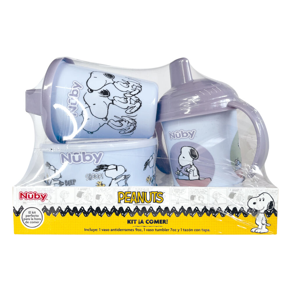 Nuby-Kit-Para-Comer-Snoopy-3-Pzas-imagen