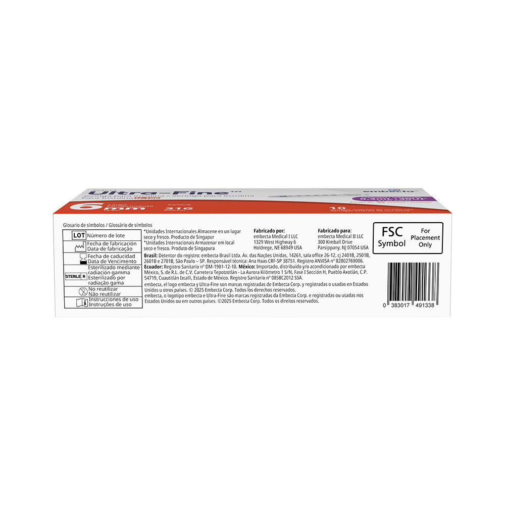 Ultrafine-Jeringa-6Mm-31G-.3Ml-20Mg-10Pz-imagen-5
