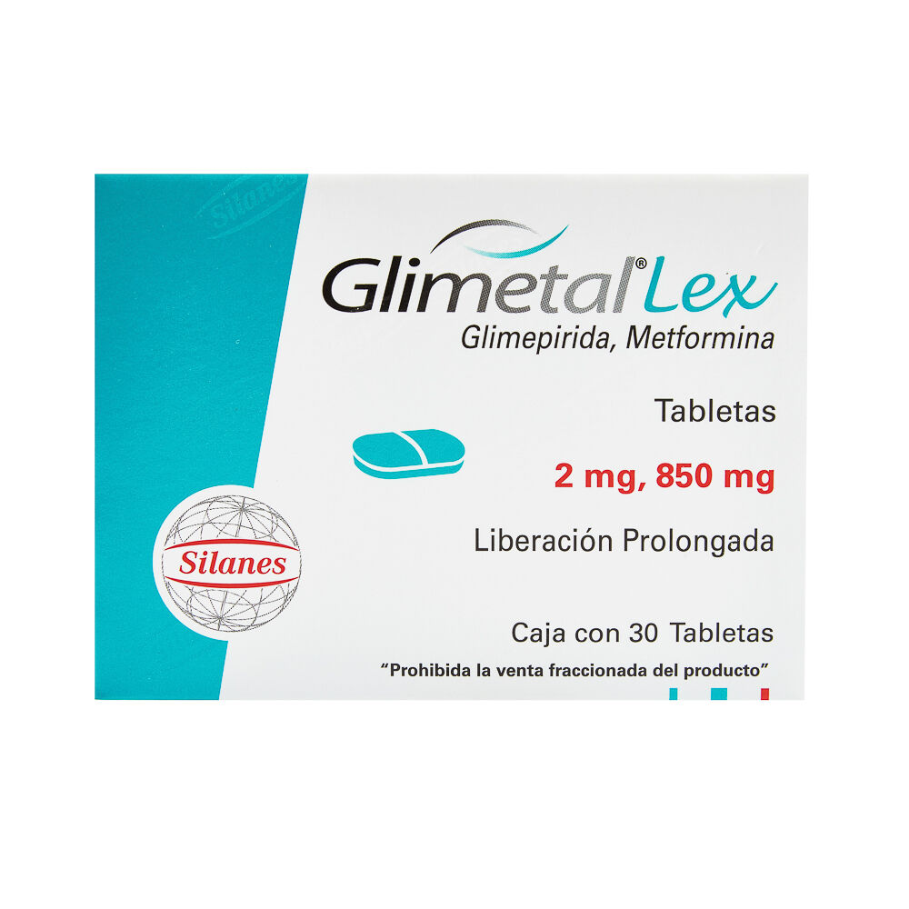 Glimetal-Lex-2Mg/850Mg-30-Tabs-imagen