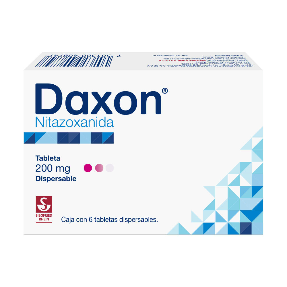 Daxon-200-mg---Caja-con-6-tabletas-(Nitazoxanida)-imagen-3