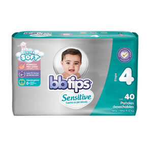 Pañal-Bbtips-Sensitive-Talla-4-40-pañales-imagen